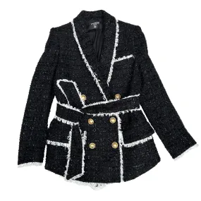 2022 Black Tweed Blazer - XS