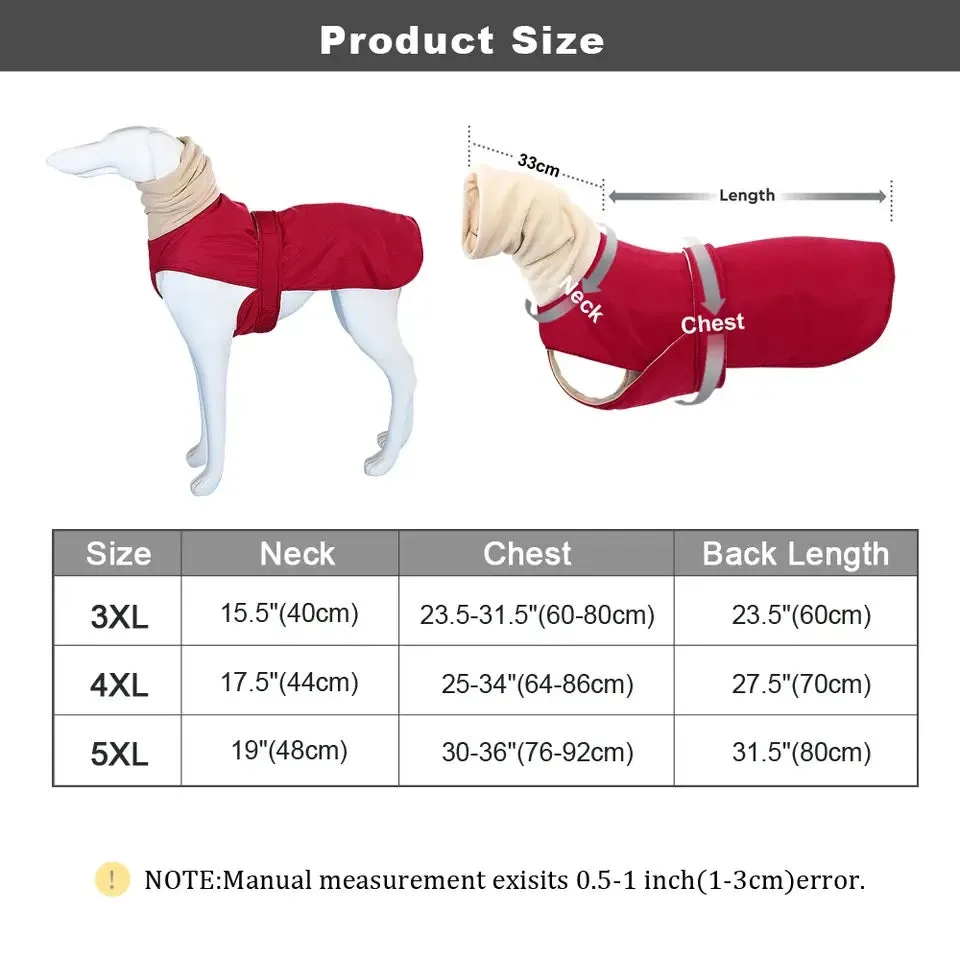 80 70 60cm XL Dog Coat Rug Greyhound ‘Longdog Shape’ 3 Sizes