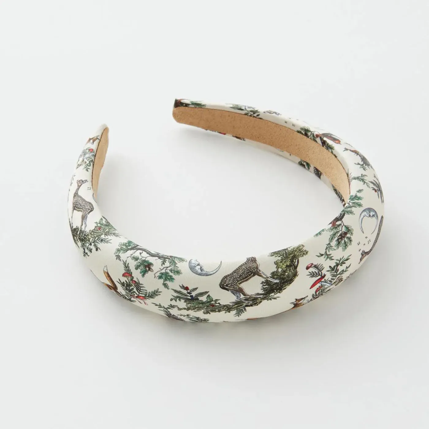 A Night's Tale Woodland Toile Headband - Crystal Grey