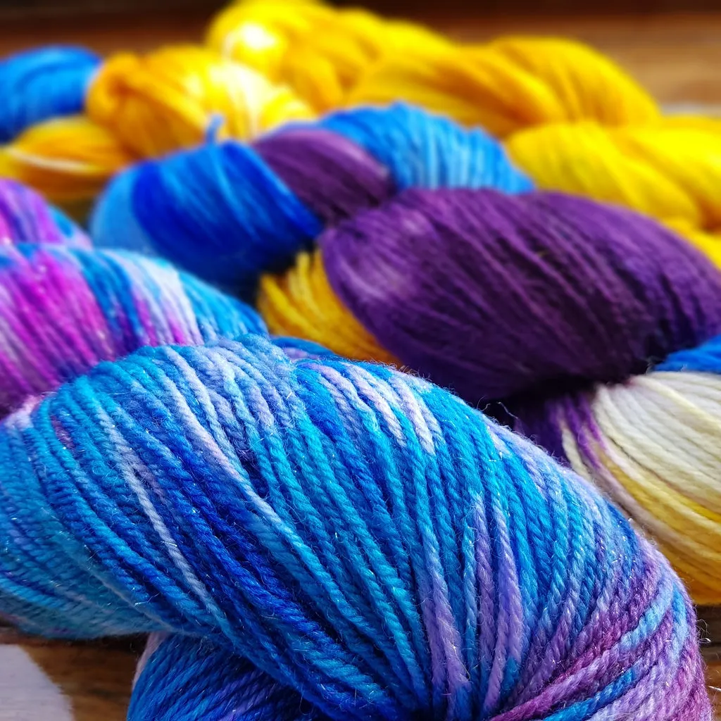 About The Color - Cali Sunshine, Three Skein Fade, Sock Weight