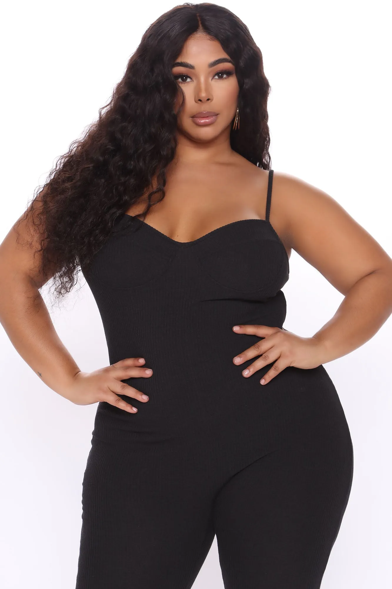 All Inclusive Jumpsuit Set - Black