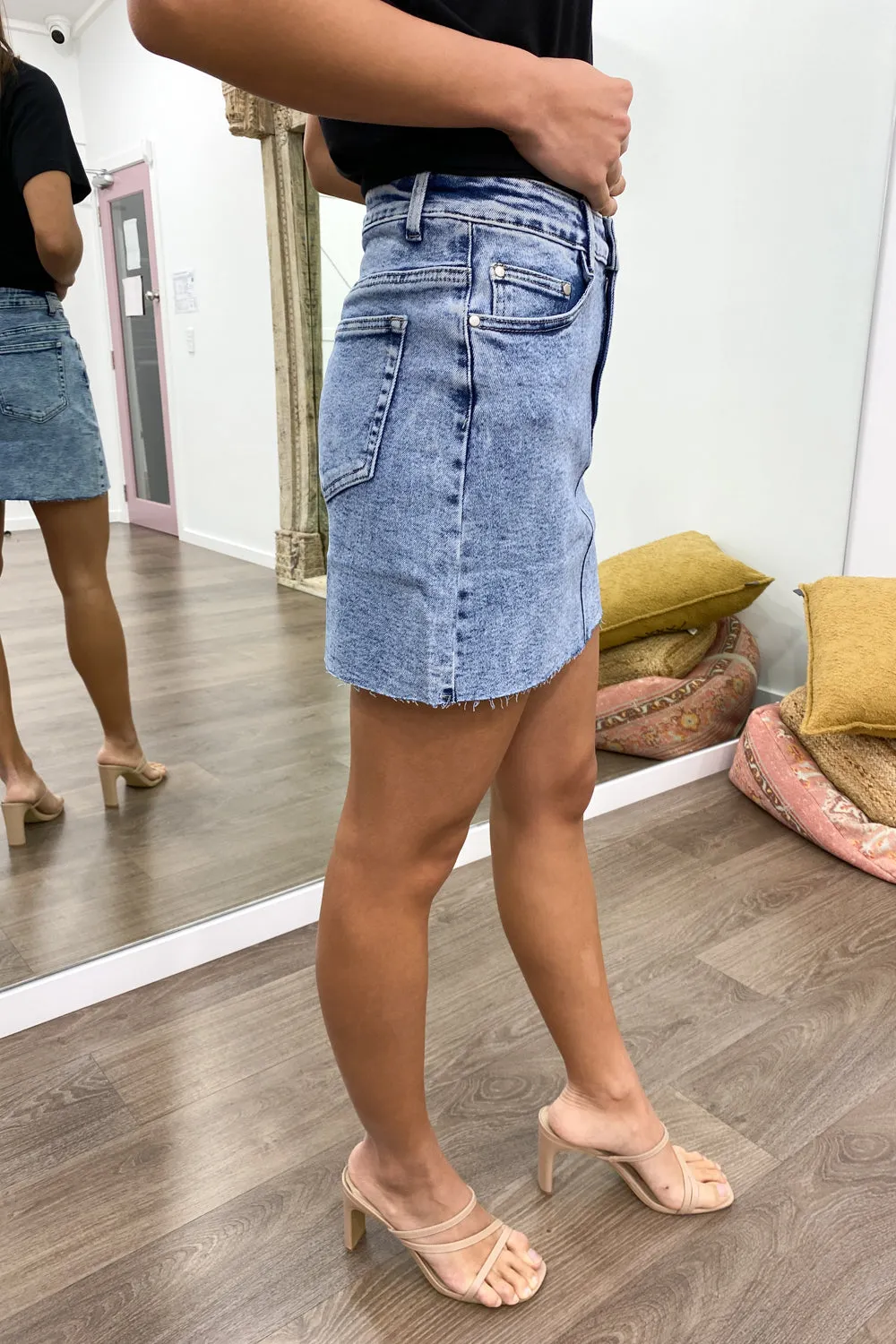 Anja Denim Skirt