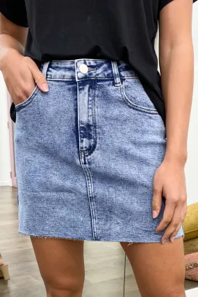 Anja Denim Skirt