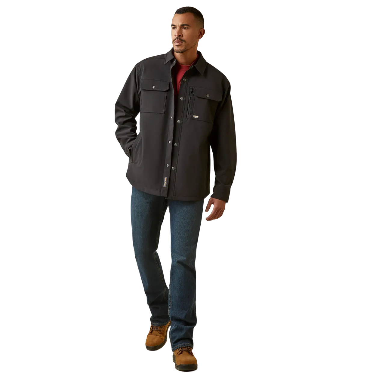 Ariat Men's Rebar DuraStretch Utility Softshell Shirt Jacket