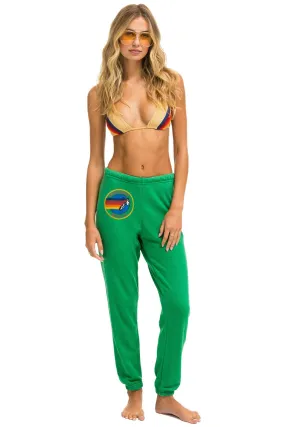 AVIATOR NATION MALIBU SWEATPANTS - KELLY GREEN