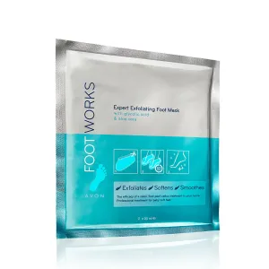 Avon Foot Works Exfoliating Foot Mask Socks - 1 Pair