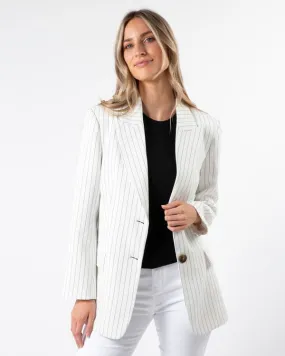 Bala Jacket - Black & White Stripe