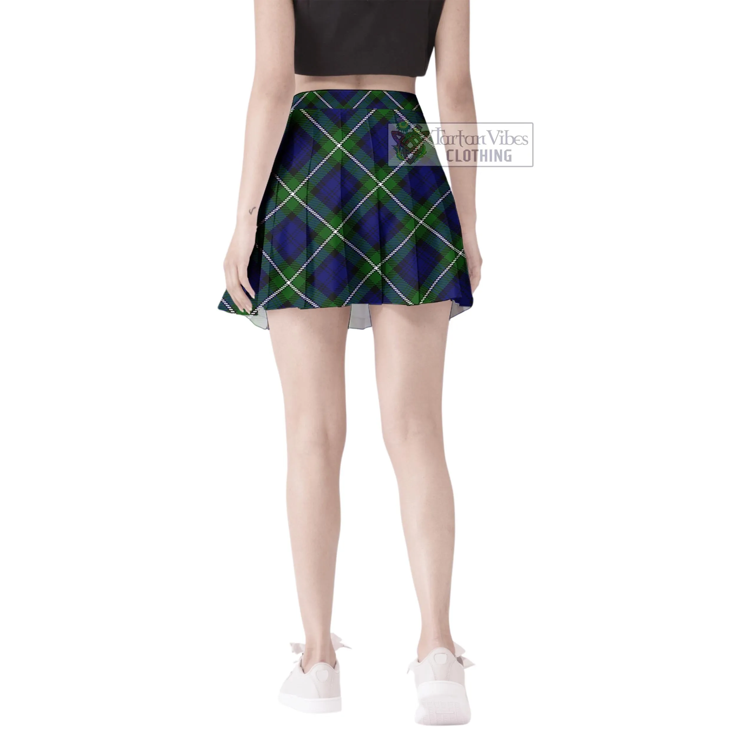 Bannerman Tartan Women's Plated Mini Skirt