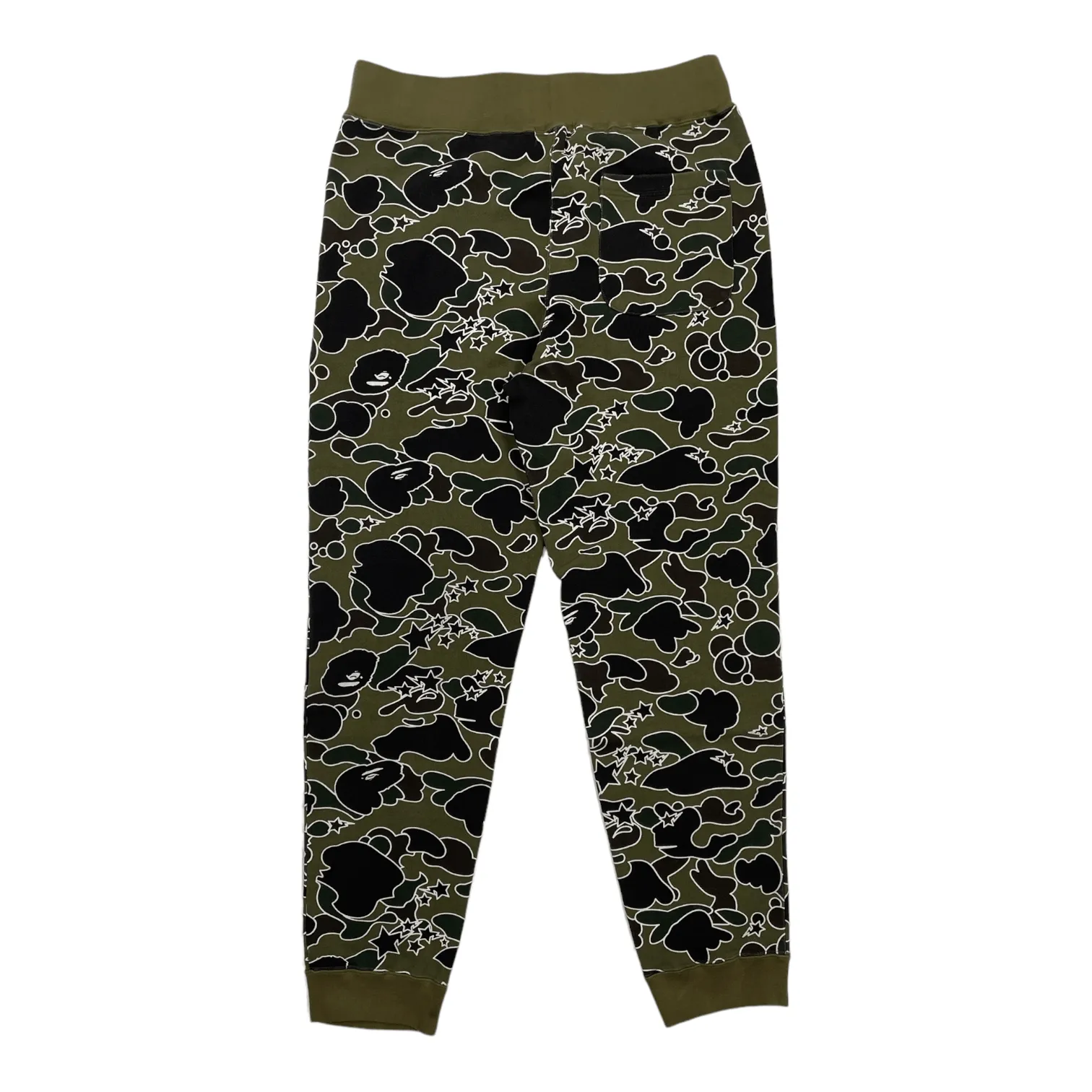 Bape Sta Camo Shark Slim Sweatpants Green Pre-Owned