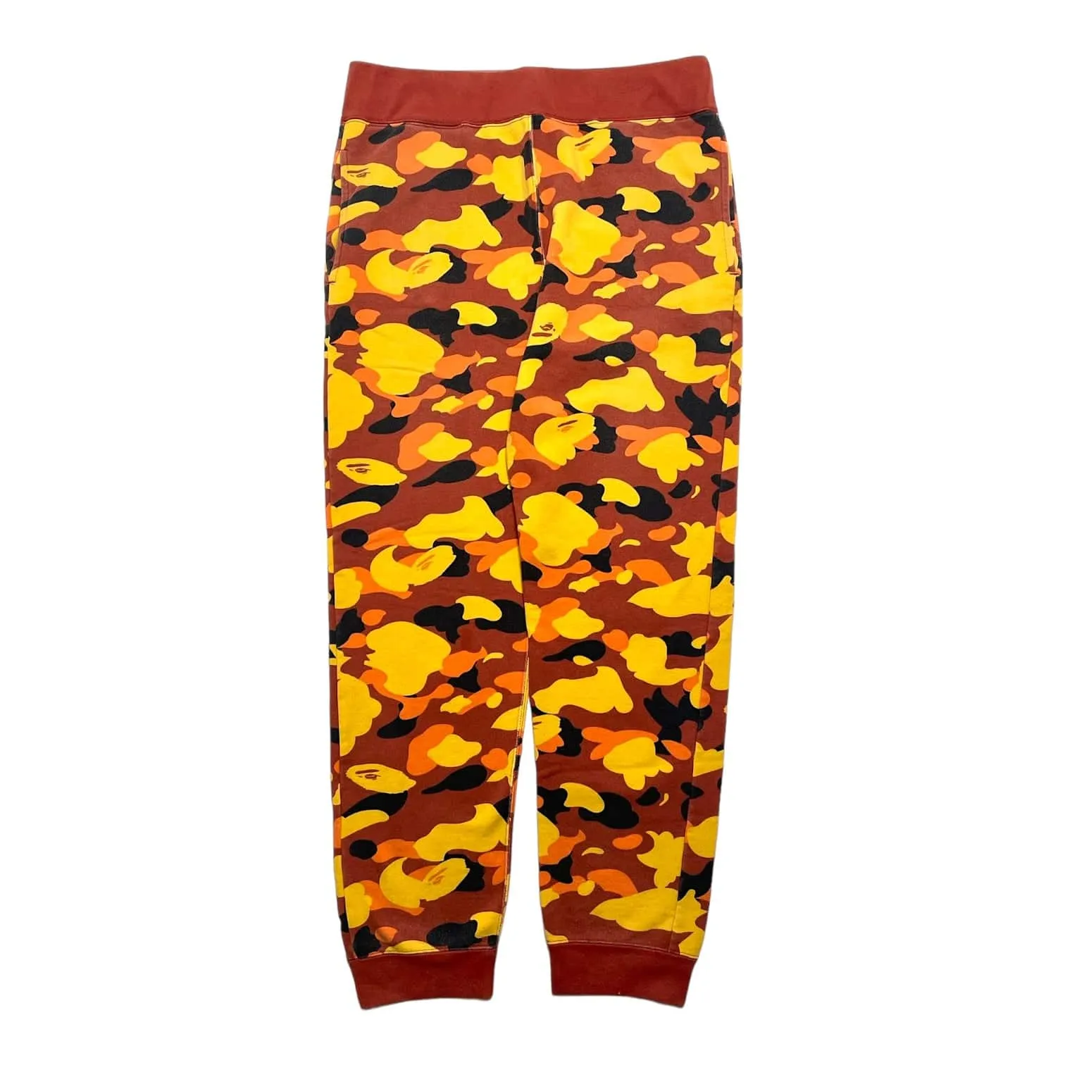 BAPE Ultimate 1st Camo Slim Sweatpants Orange Pre-Owned