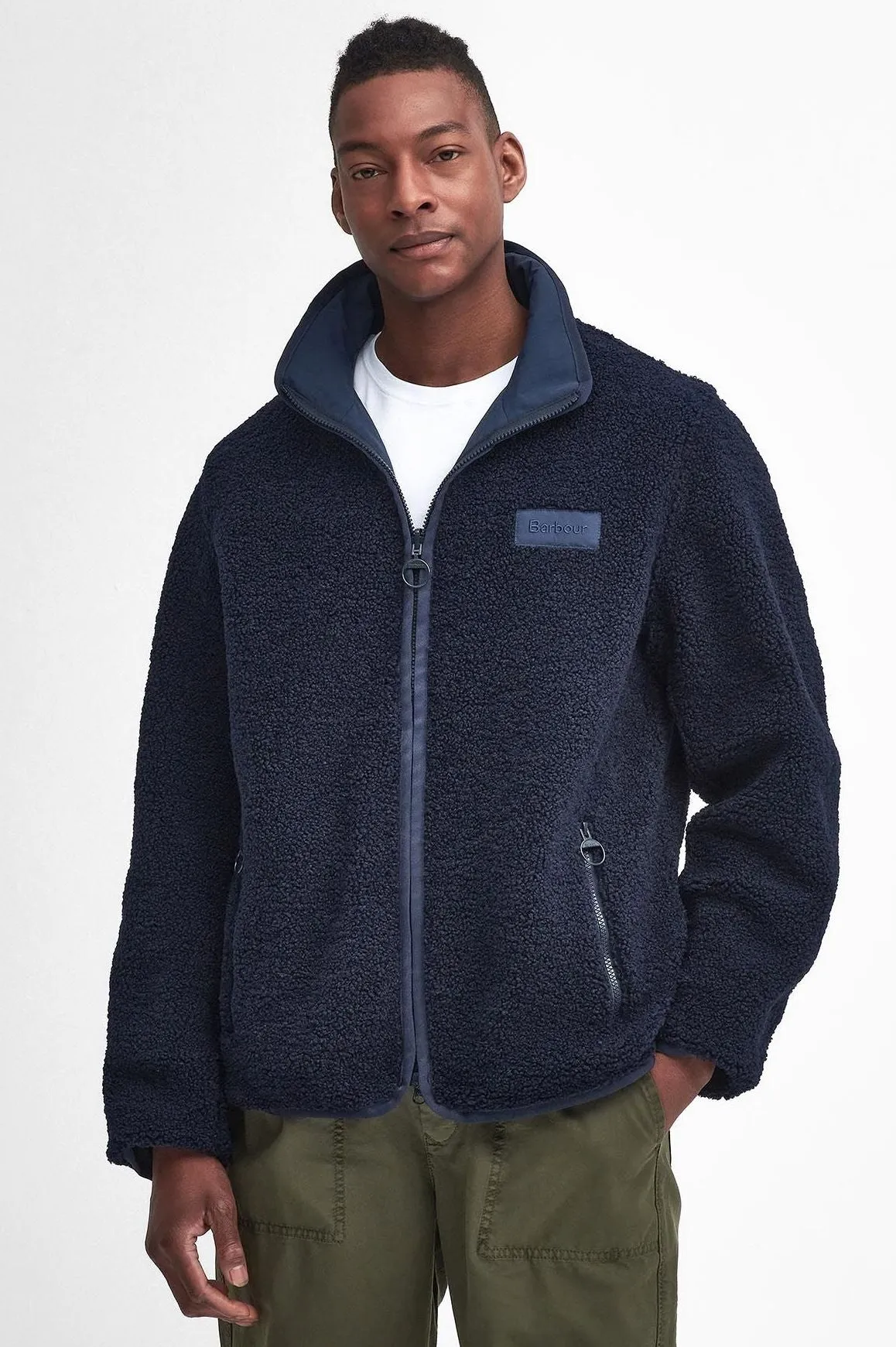 Barbour Fleece Reversible in Navy MFL0195NY71