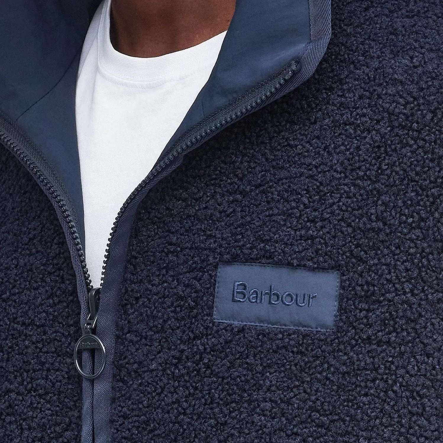 Barbour Fleece Reversible in Navy MFL0195NY71