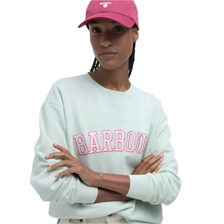 Barbour Ladies Northumberland Sweatshirt - Pale Aqua