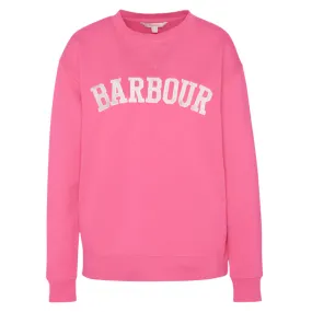 Barbour Ladies Northumberland Sweatshirt - Rose Pink