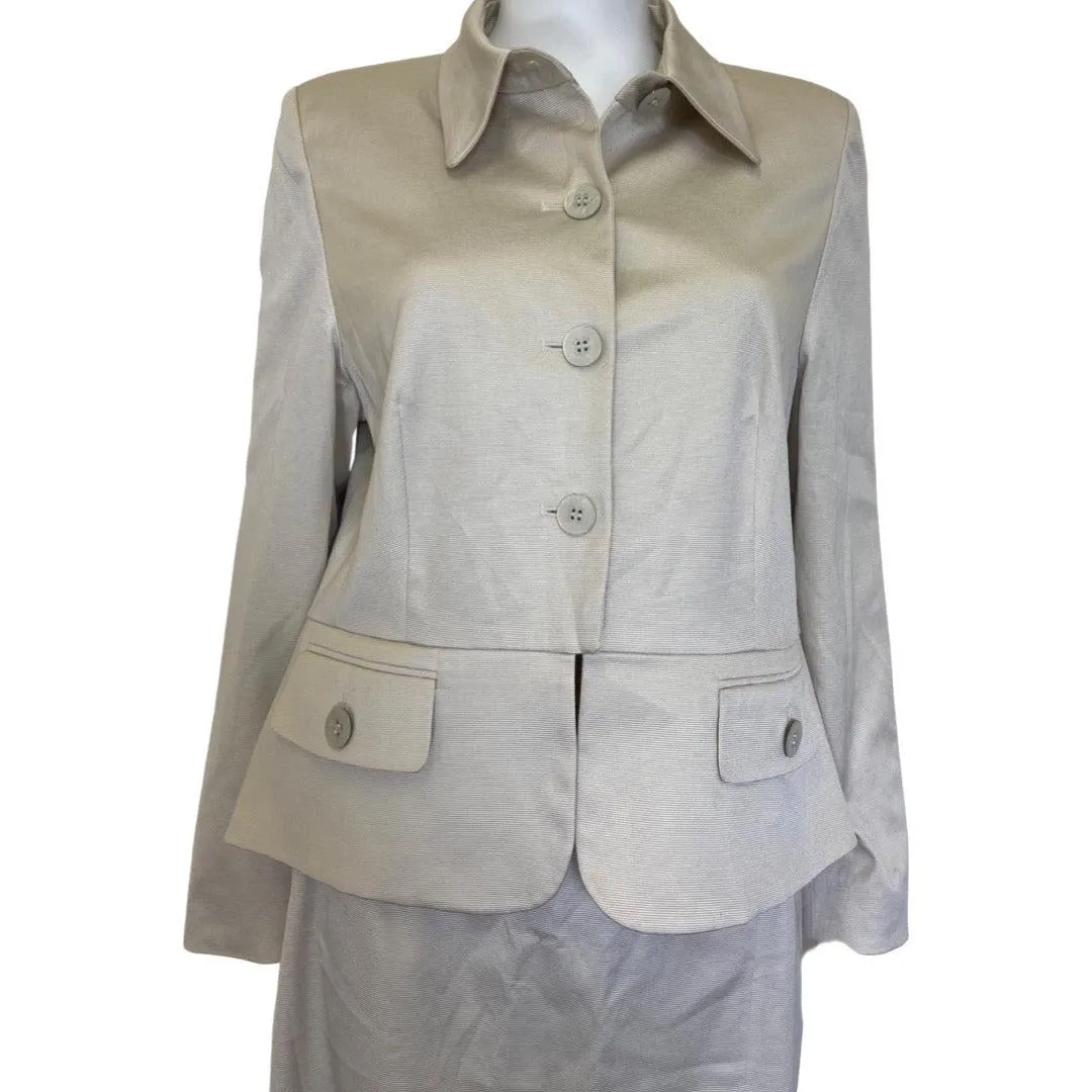 BASLER Blazer and Skirt Set Cream UK 16 | US 12 | FR 44 - New with Tags