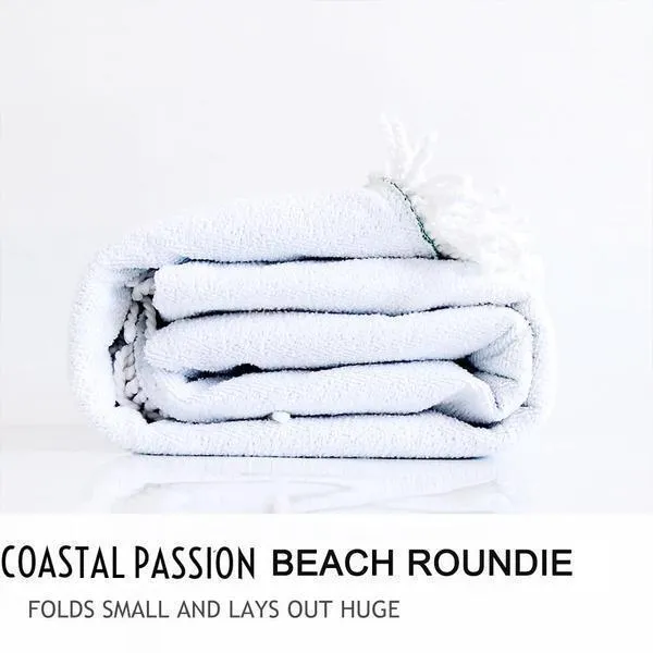 Beach Me Up Round Beach Towel