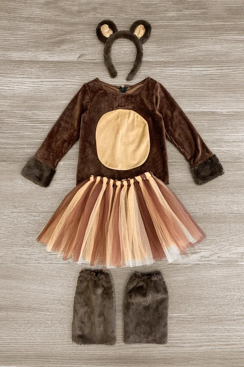 Bear Tutu Costume Set - 4 Piece Set