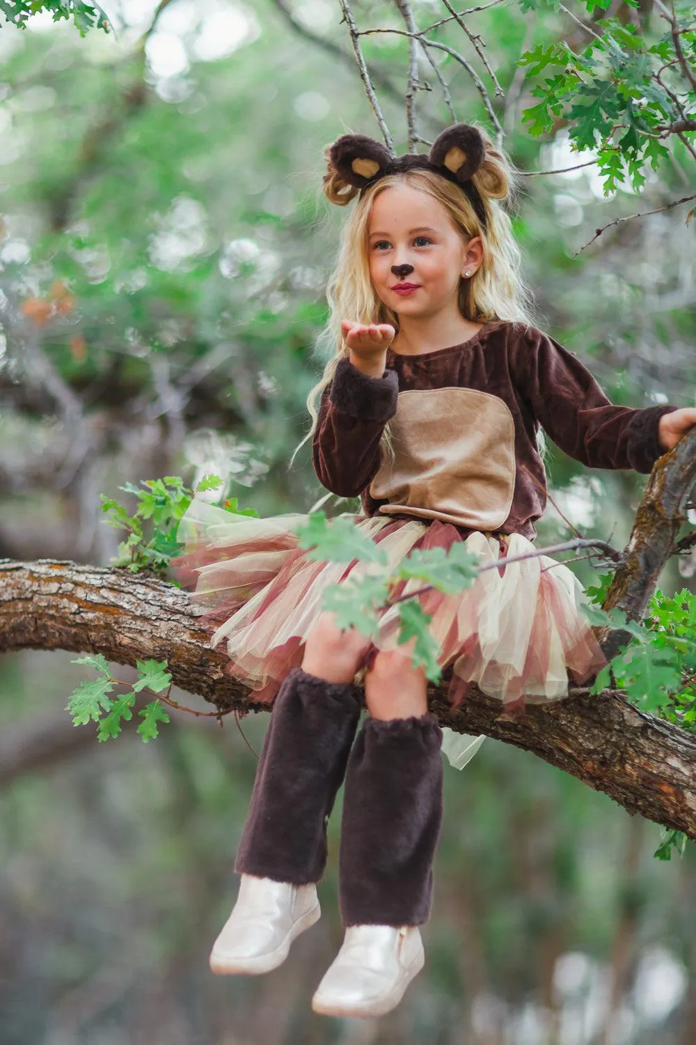 Bear Tutu Costume Set - 4 Piece Set