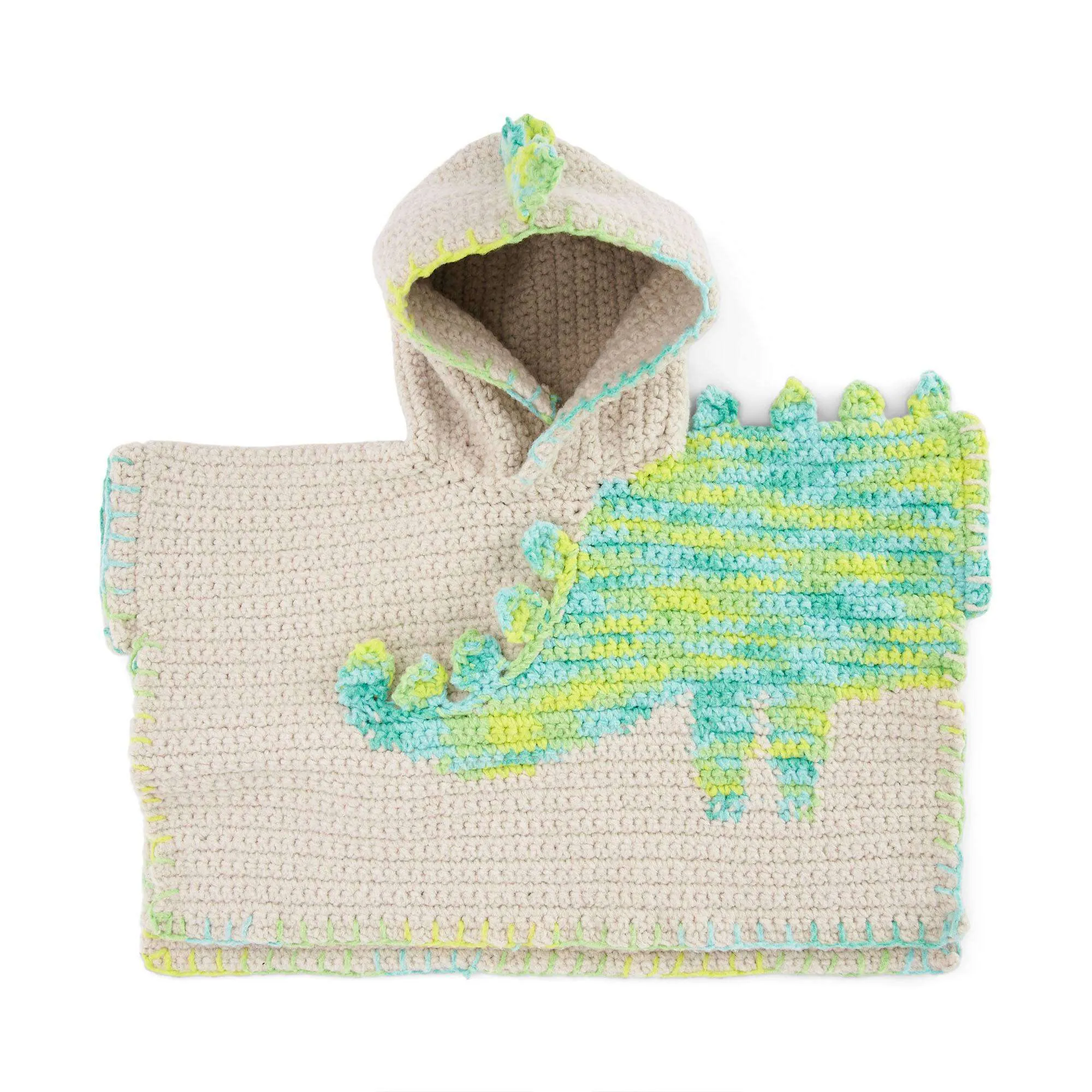 Bernat Baby Dino Crochet Poncho