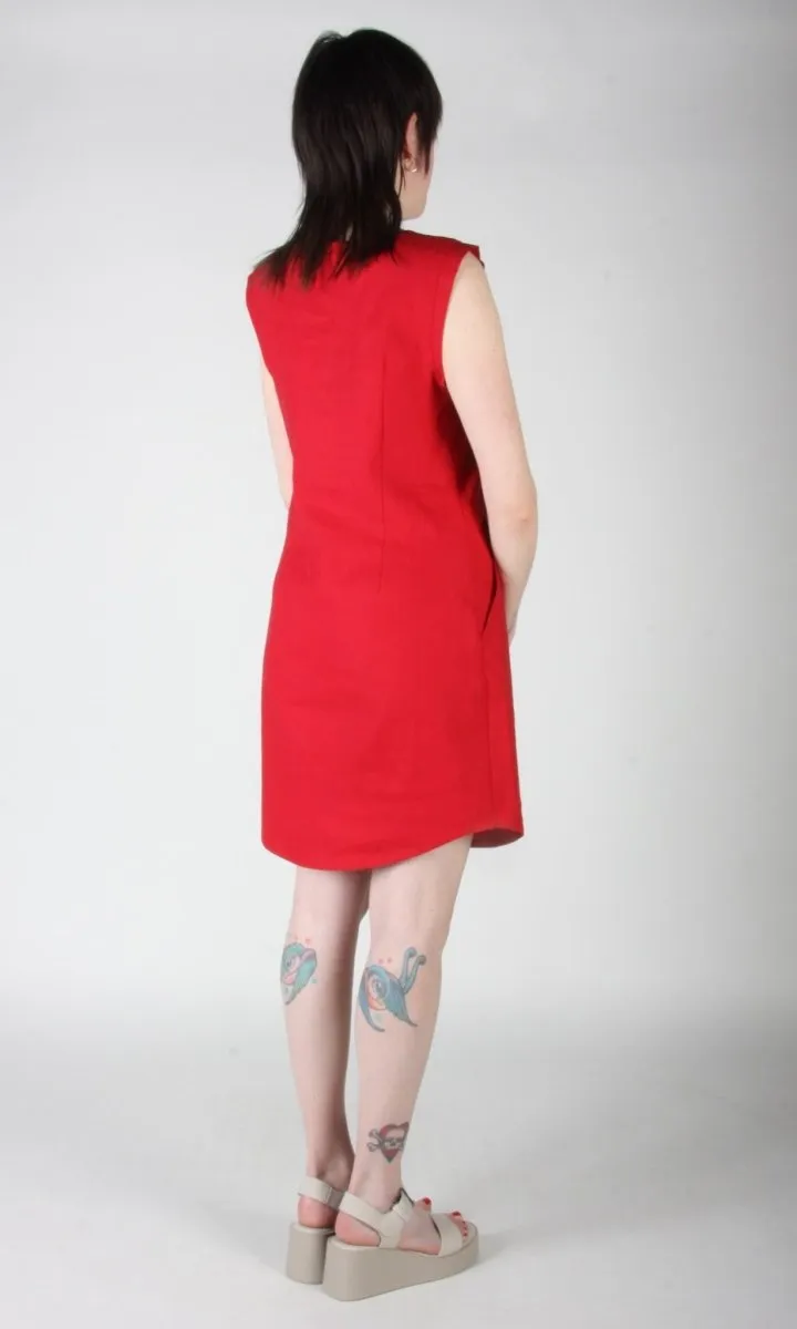 Birds of North America Honeycreeper Dress - Red (Online Exclusive)