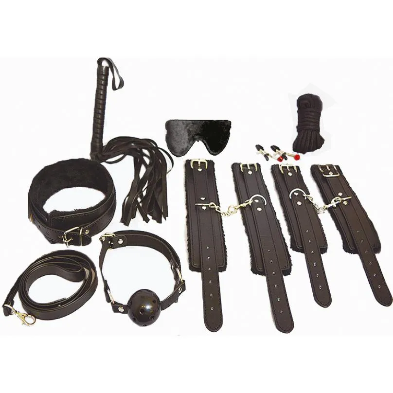 Bondage Kit - Everything Bondage Kit 12 pcs. (Black)