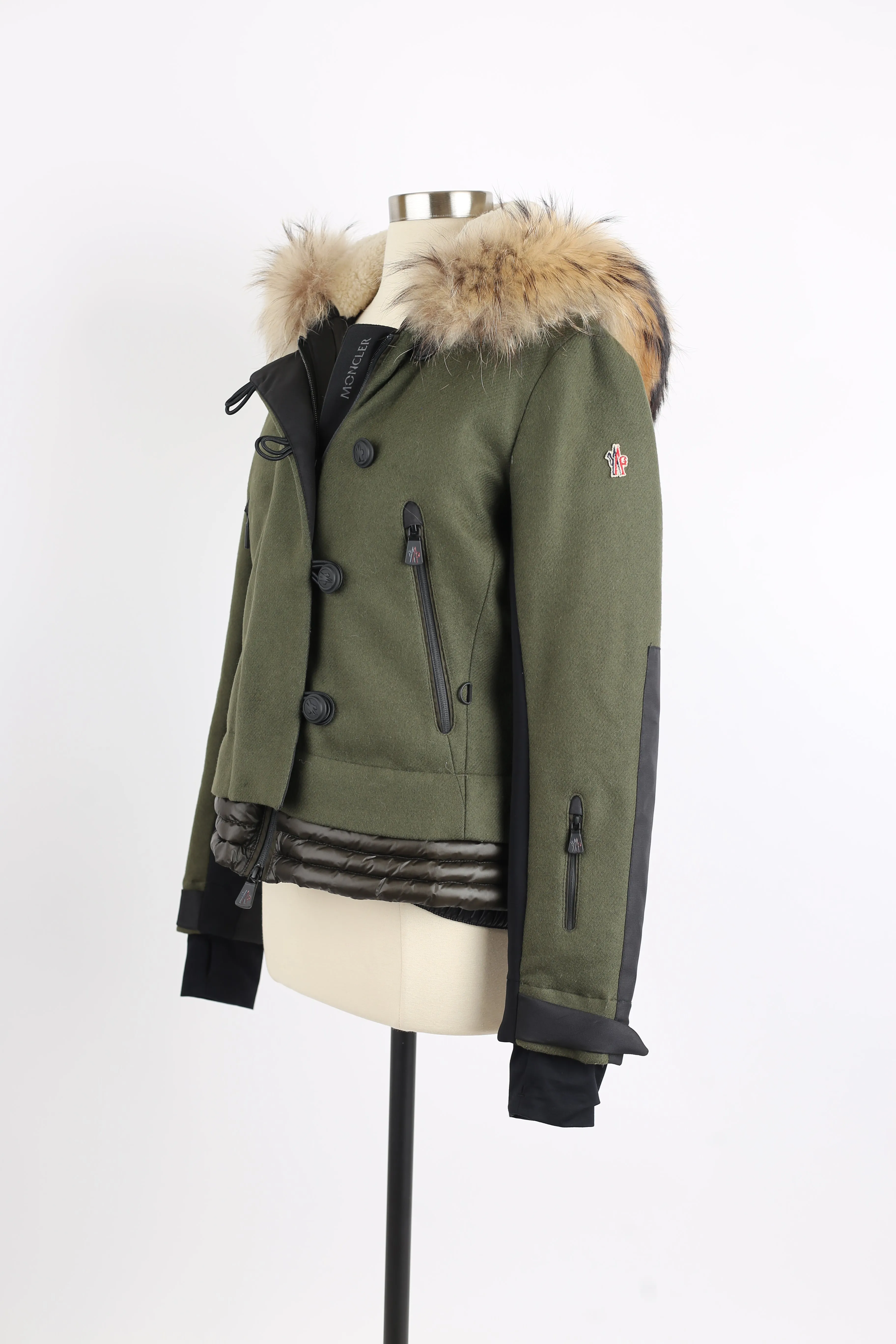 Bonneval Wool Down Ski Jacket W/ Fur Hood