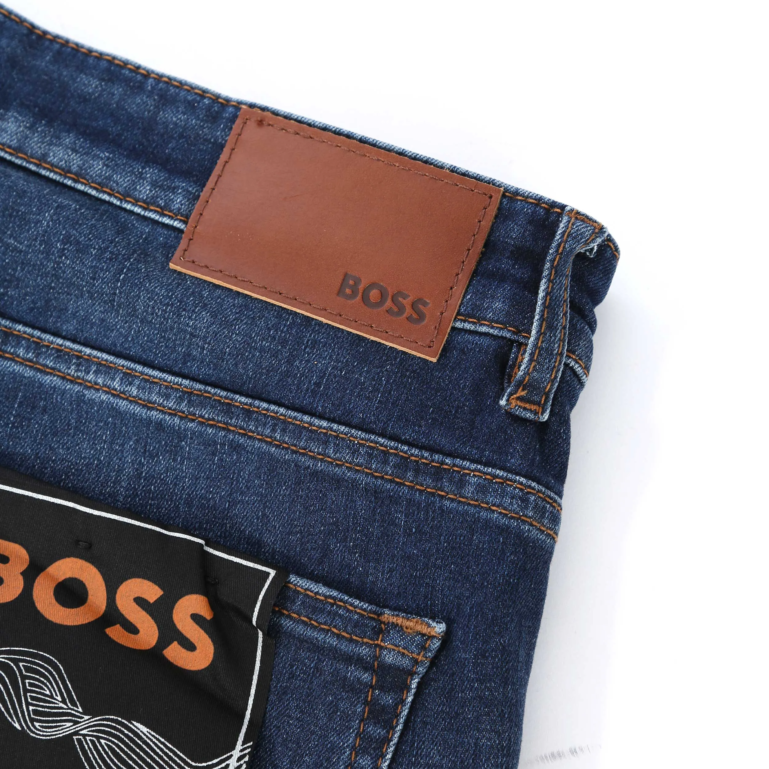 BOSS Delaware BC C Jean in Dark Blue Denim