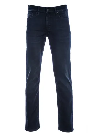 BOSS Delaware Jean in Dark Blue Denim Knit