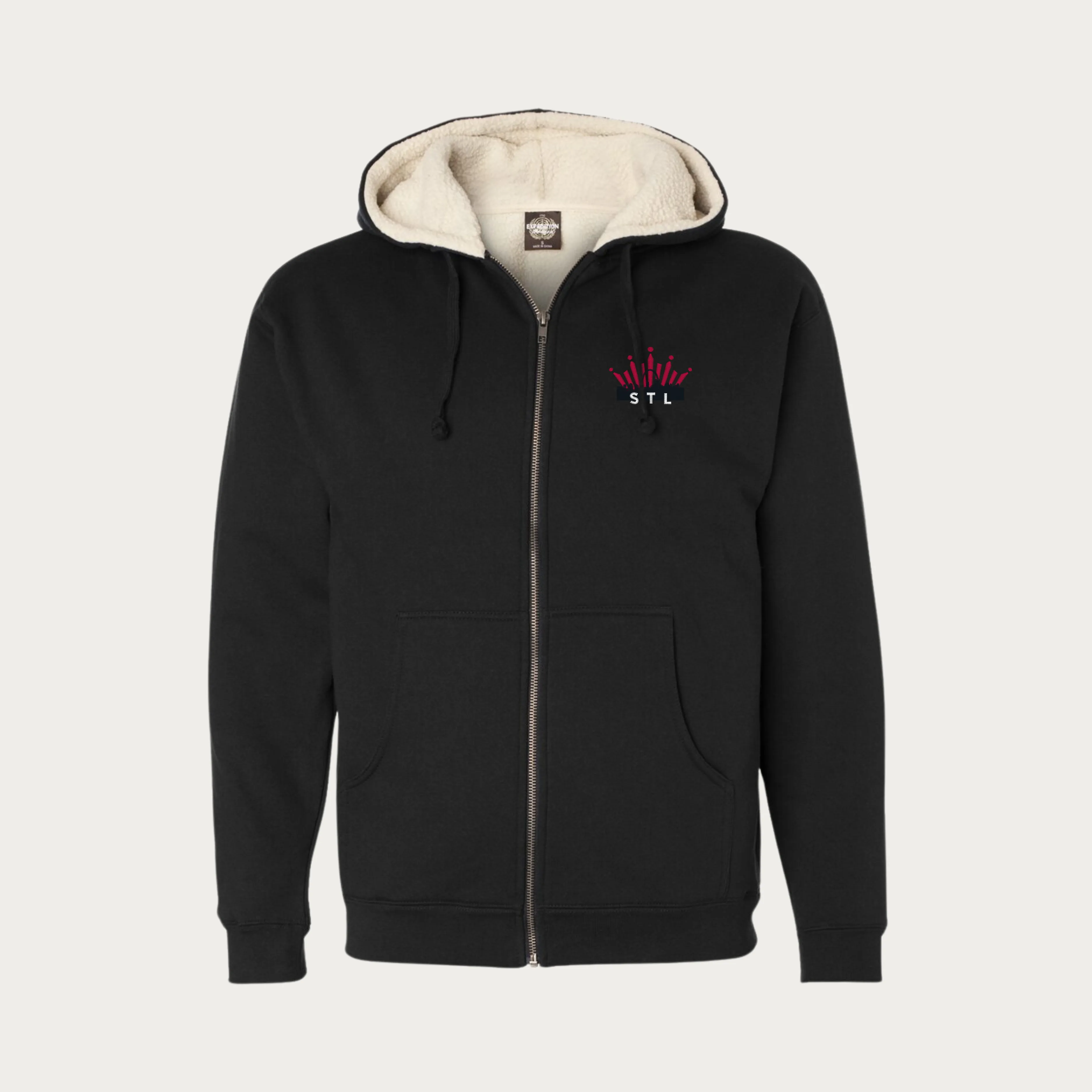 Bud Select Sherpa-Lined Full-Zip Hooded Sweatshirt