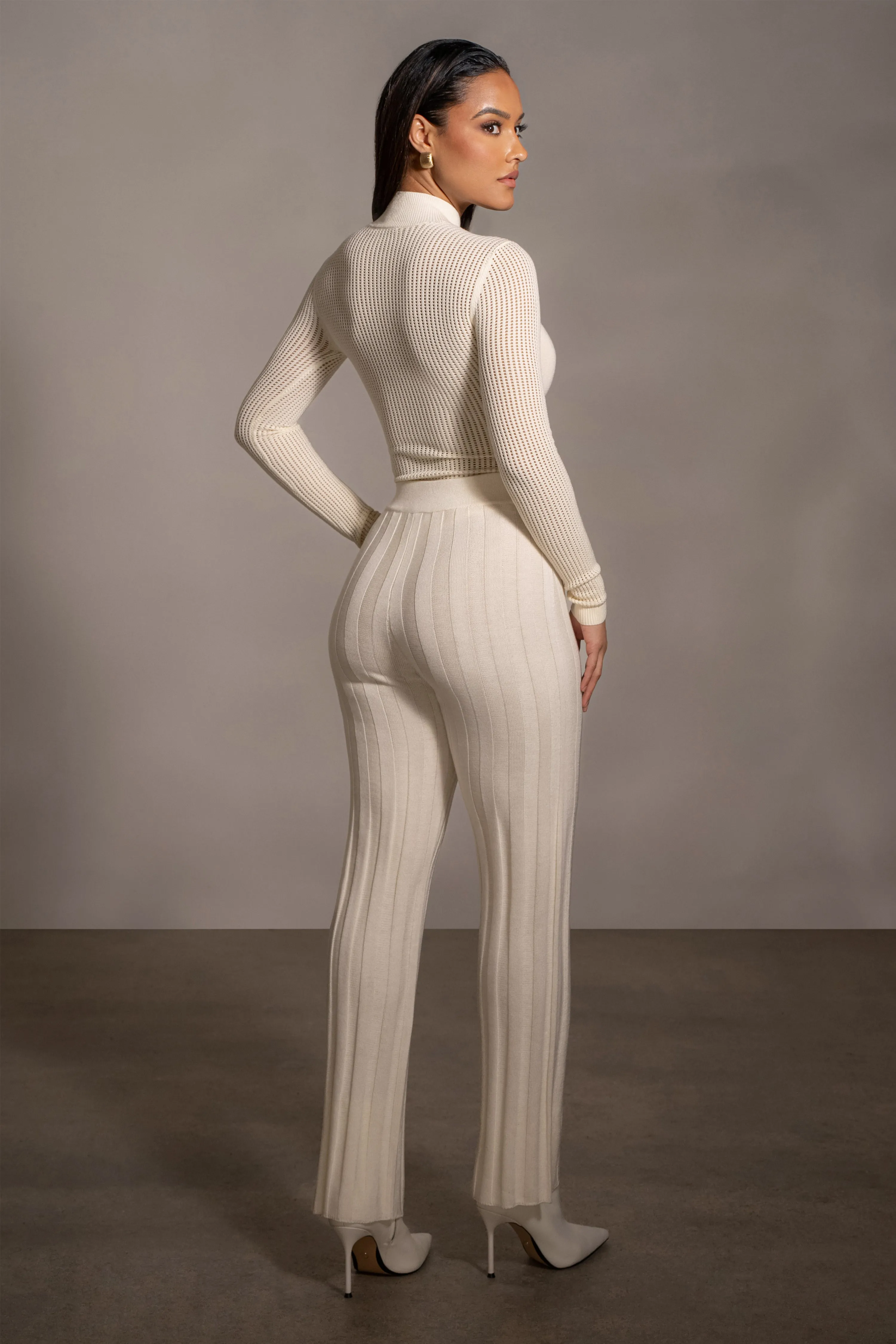 Buttercream Darcey Ribbed Pants