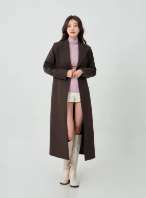 Button Long Coat IO31