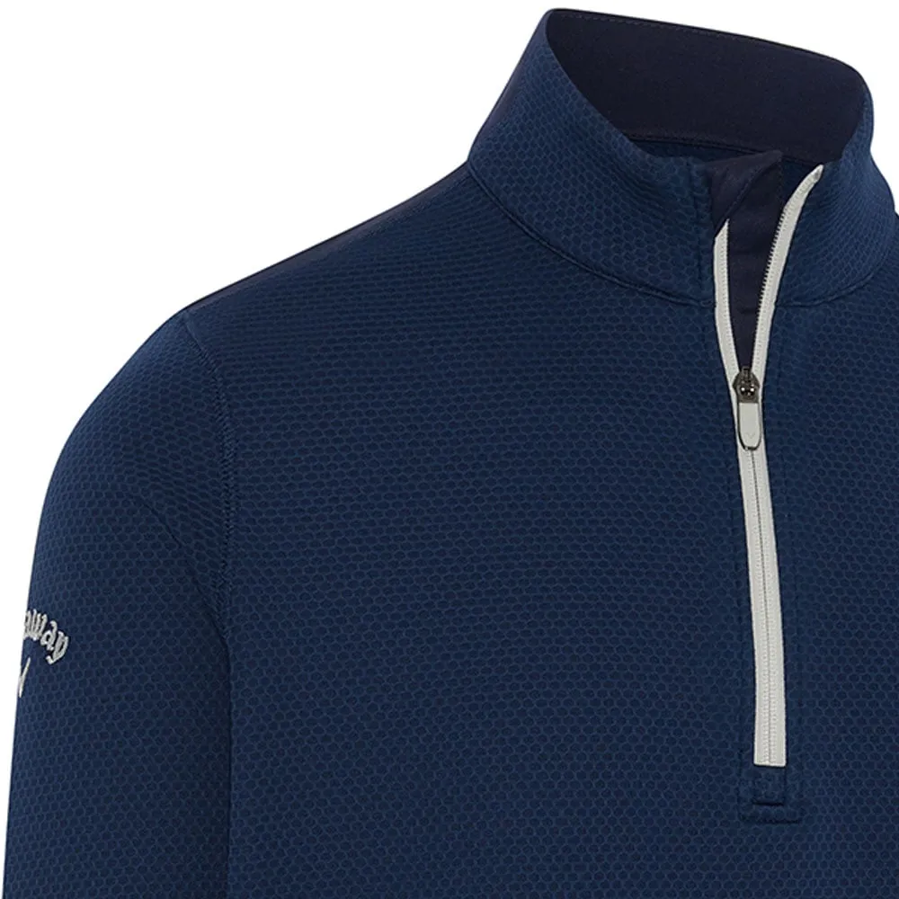 Callaway Hex 1/4 Zip Pullover - Peacoat