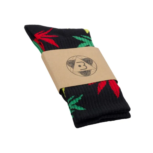 Cannabis Leaf Socks - 100% Cotton