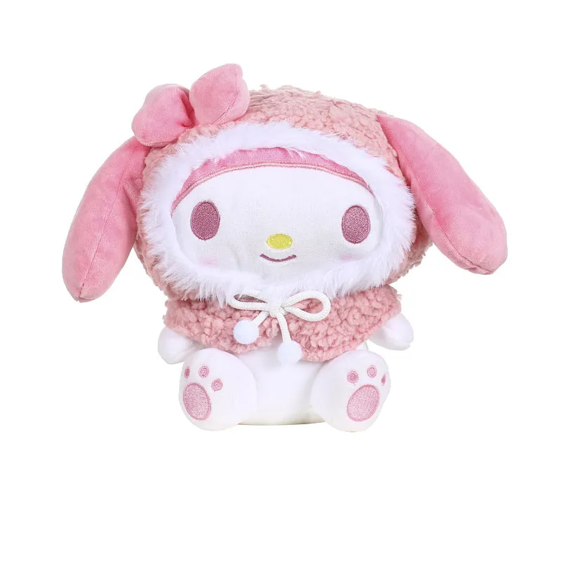 Cartoon Warm Scarf Plush Toy 7in