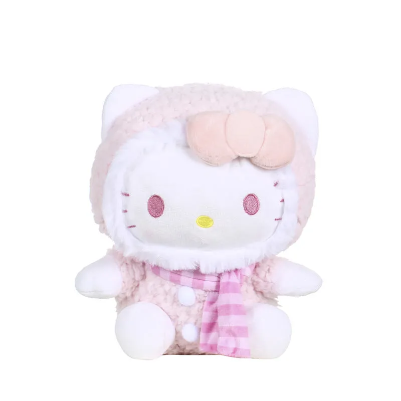 Cartoon Warm Scarf Plush Toy 7in