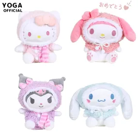 Cartoon Warm Scarf Plush Toy 7in