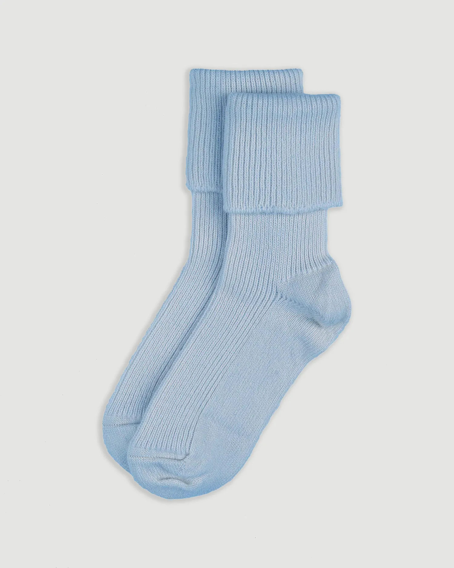 Cashmere socks in Baby Blue