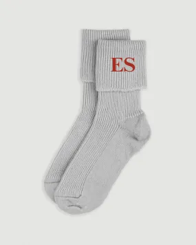 Cashmere socks in Grey