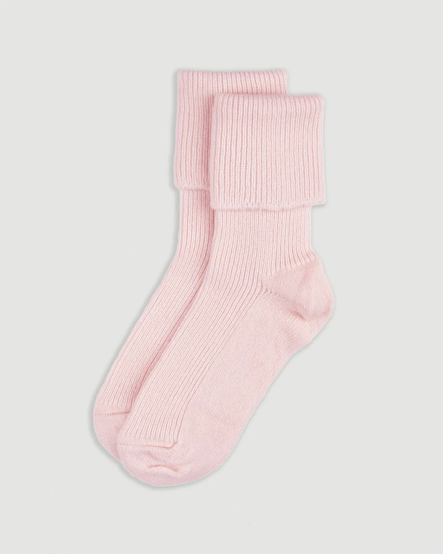 Cashmere socks in Light Pink