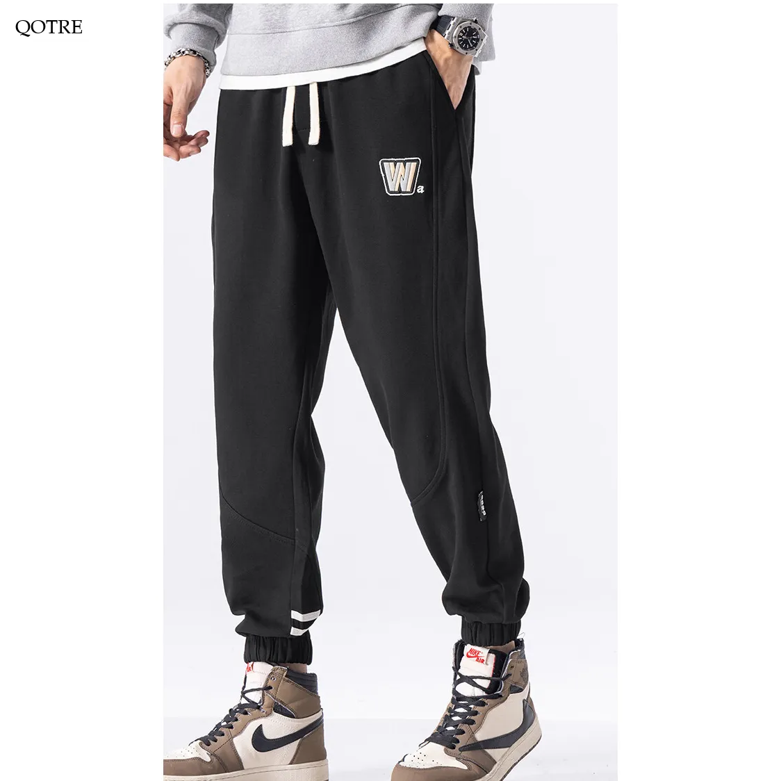 Casual Knitted Sports Tapered Sweatpant