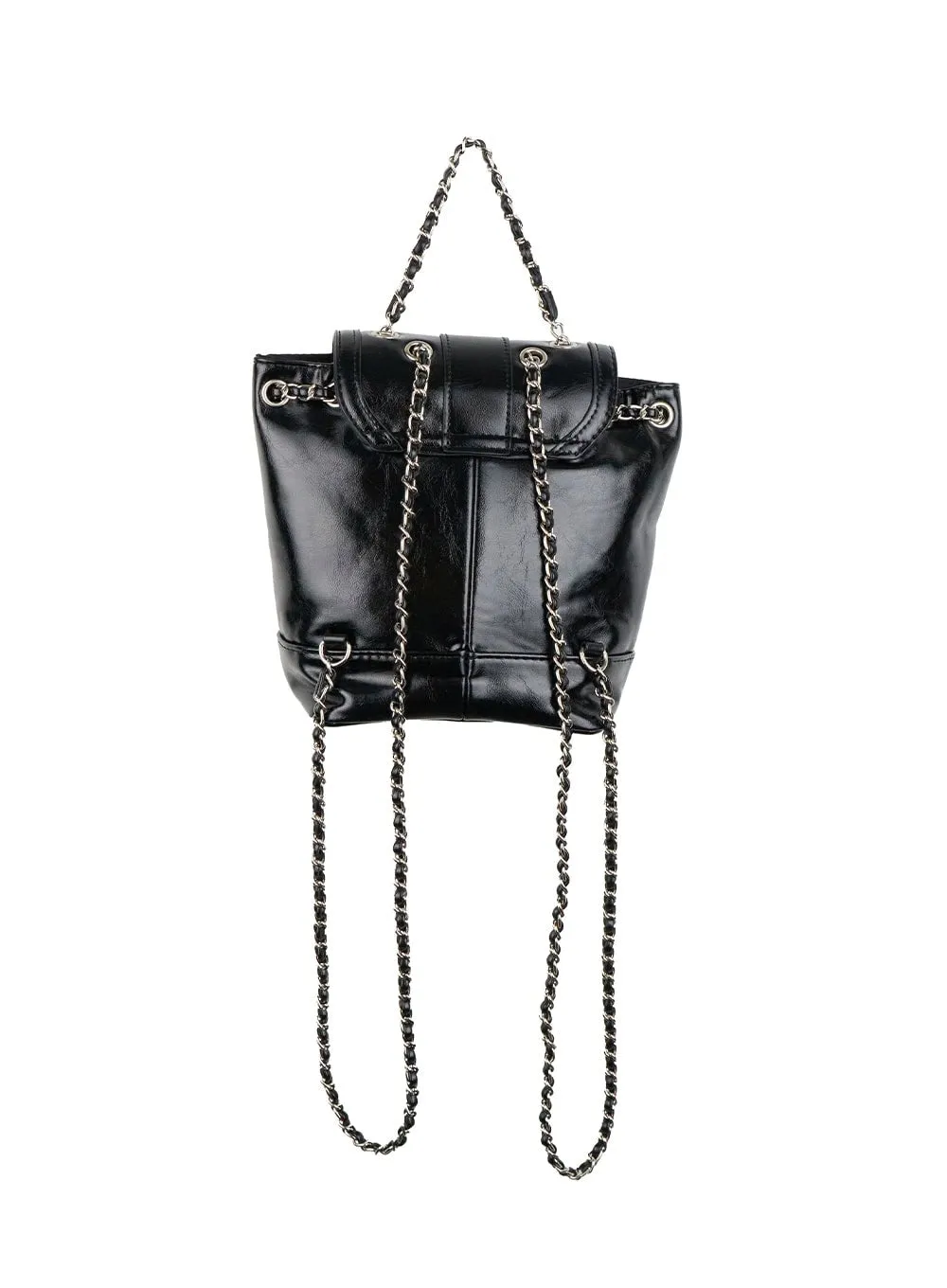 Chain Metallic Backpack OL402