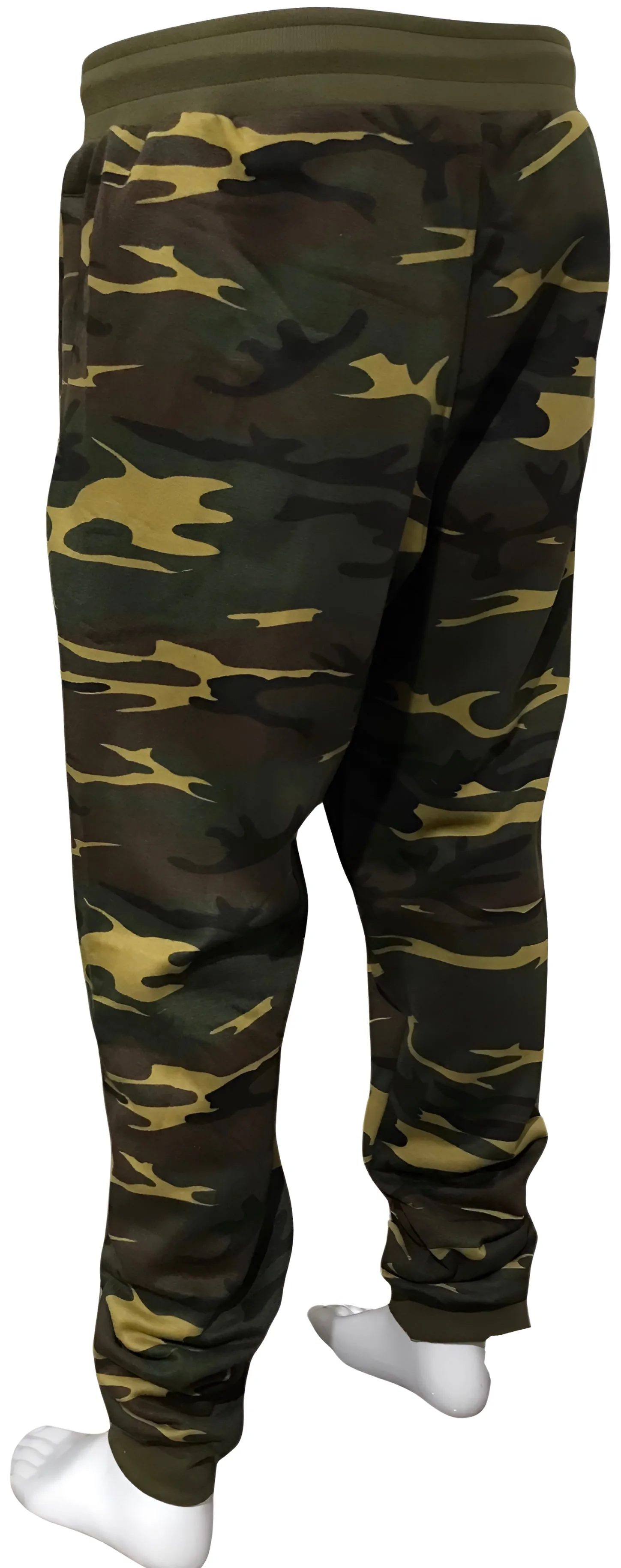 ^CHIEFIN’^ ~ADI-FEATHER~ (MILITARY CAMOUFLAGE) EMBROIDERED JOGGER SWEATPANTS