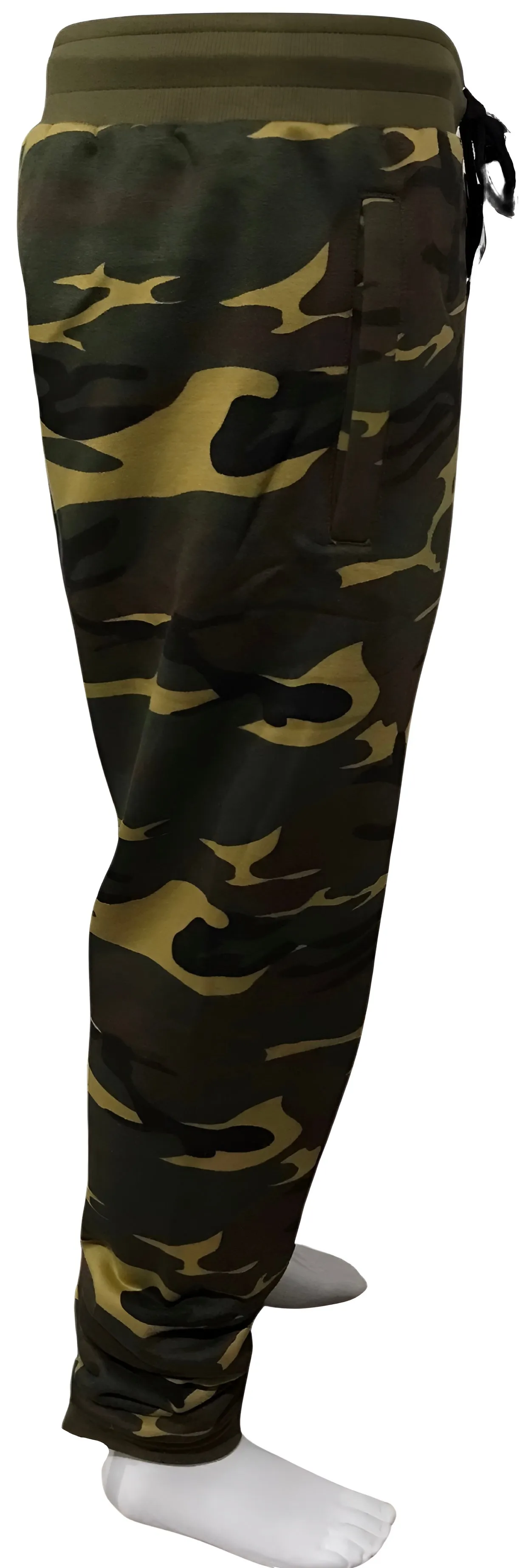 ^CHIEFIN’^ ~ADI-FEATHER~ (MILITARY CAMOUFLAGE) EMBROIDERED JOGGER SWEATPANTS