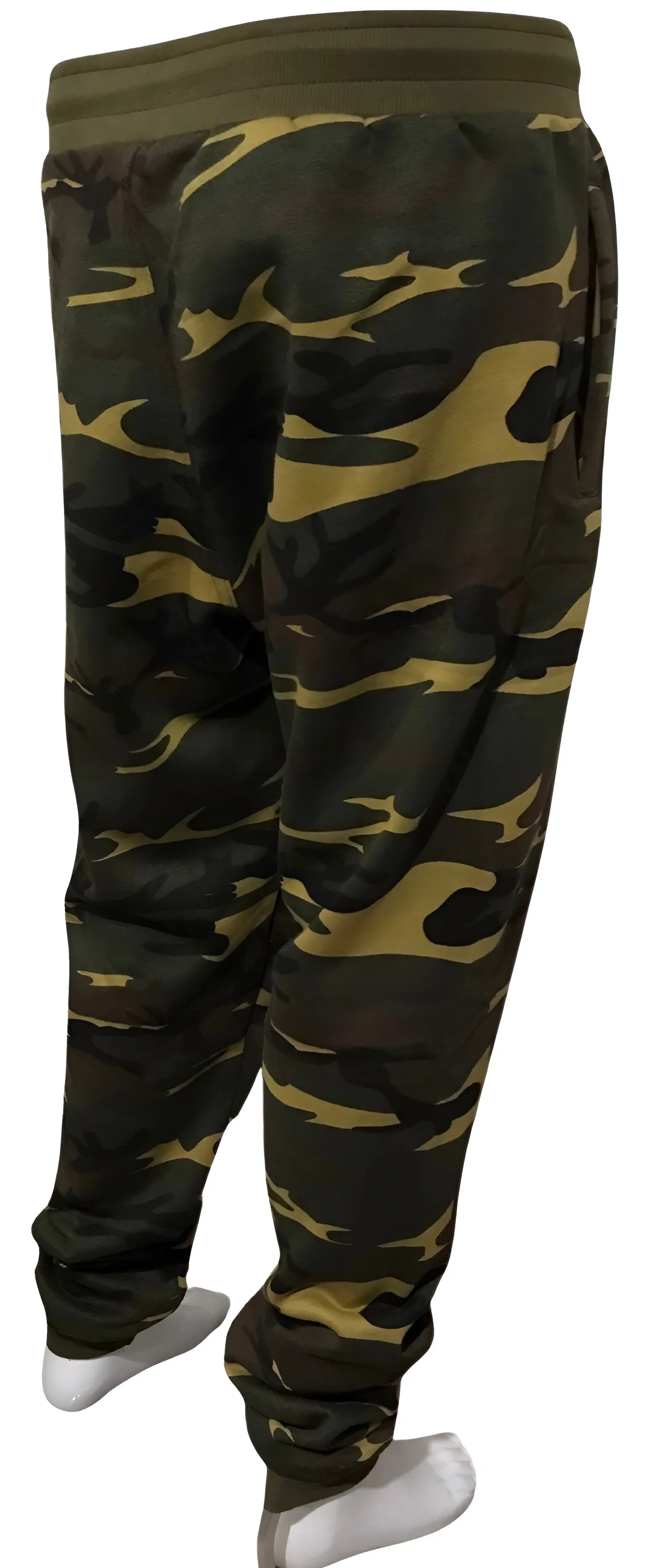 ^CHIEFIN’^ ~ADI-FEATHER~ (MILITARY CAMOUFLAGE) EMBROIDERED JOGGER SWEATPANTS