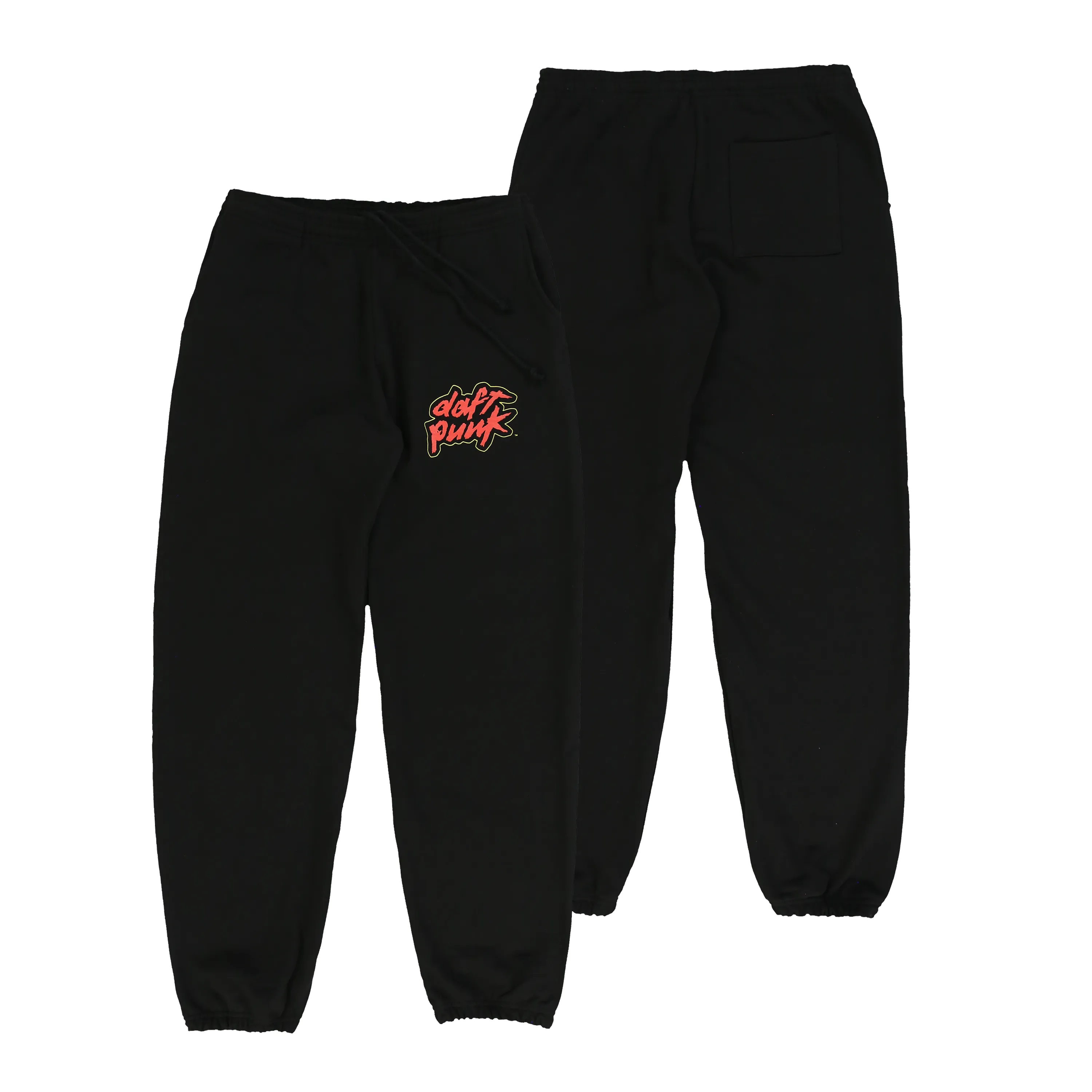 Classic Daft Punk Logo Black Sweatpants