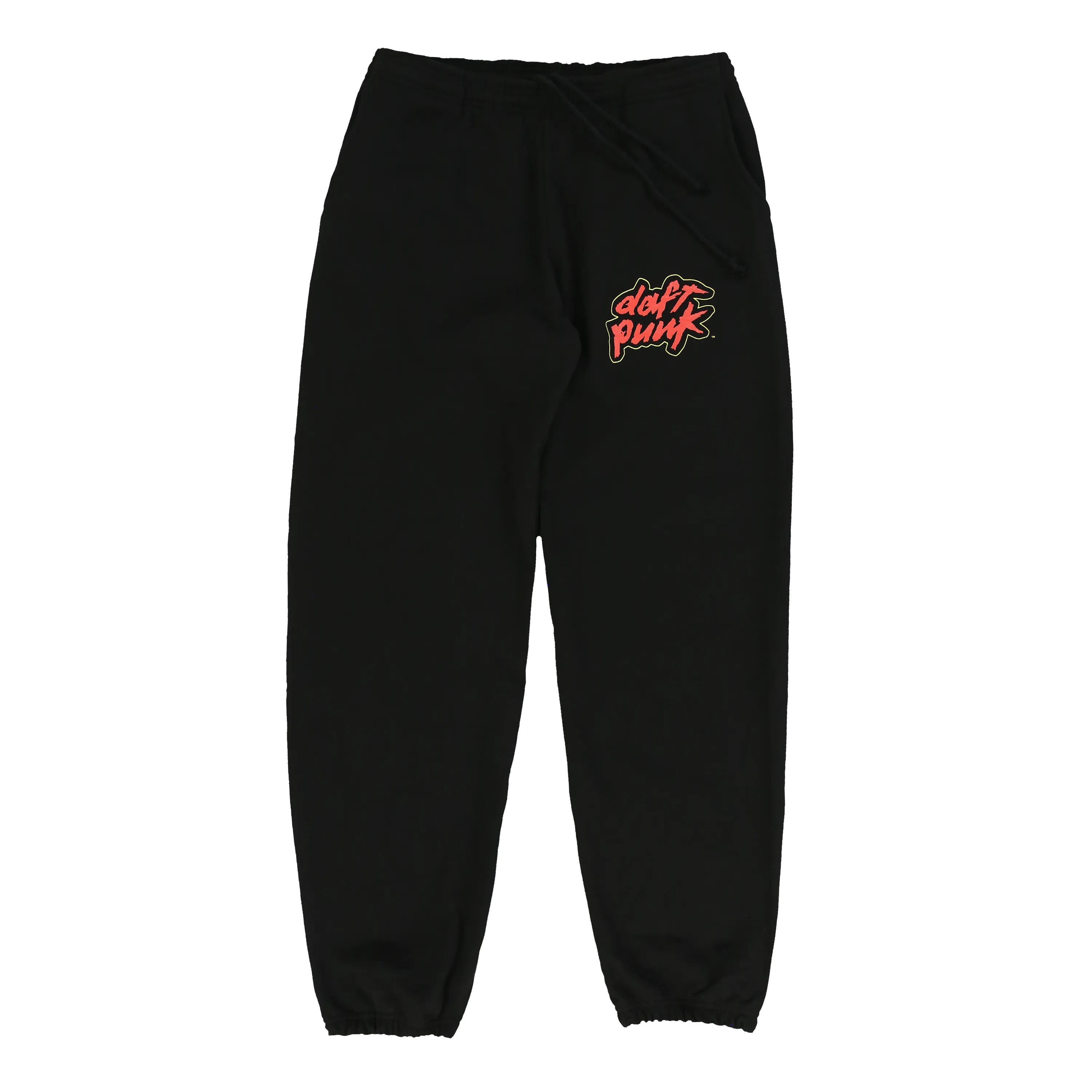 Classic Daft Punk Logo Black Sweatpants