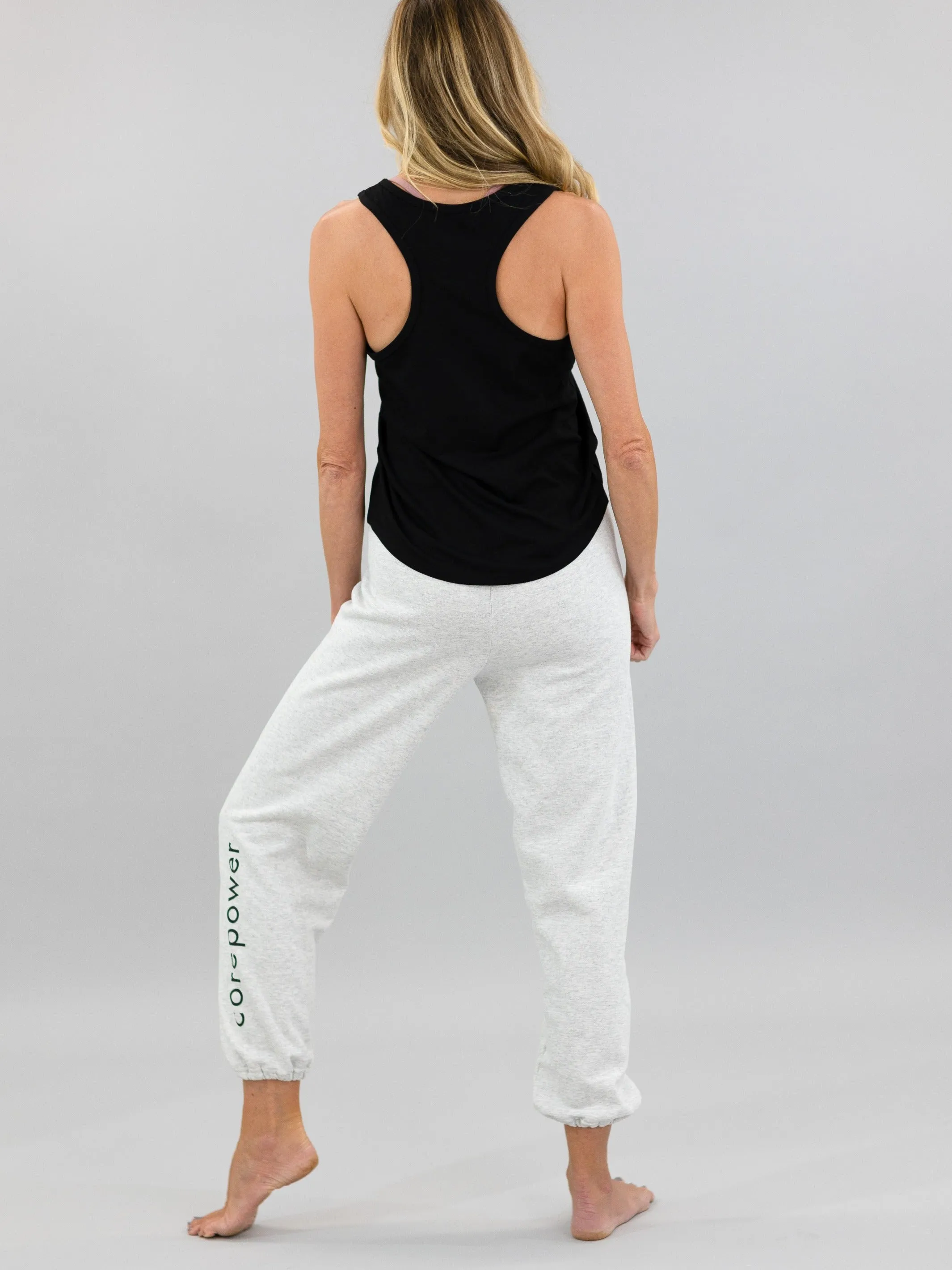 CorePower Yoga Ash Heather Sweatpant