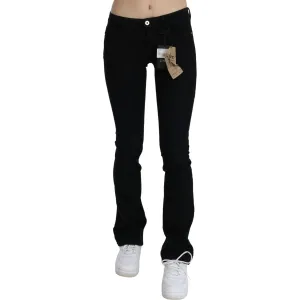 Costume National Chic Black Slim Fit Low Waist Denim