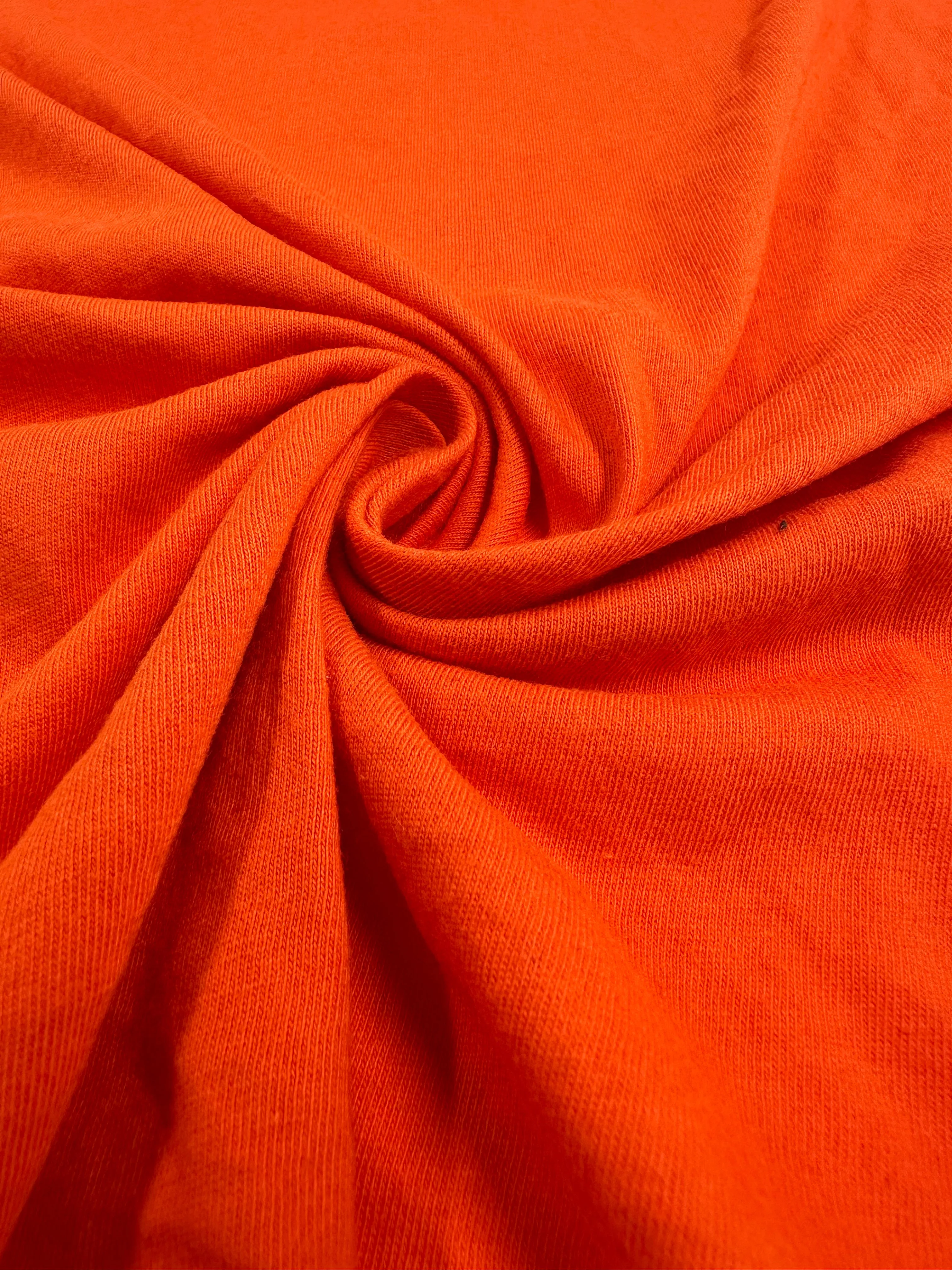 Cotton Jersey - Tangerine Tango - 155cm