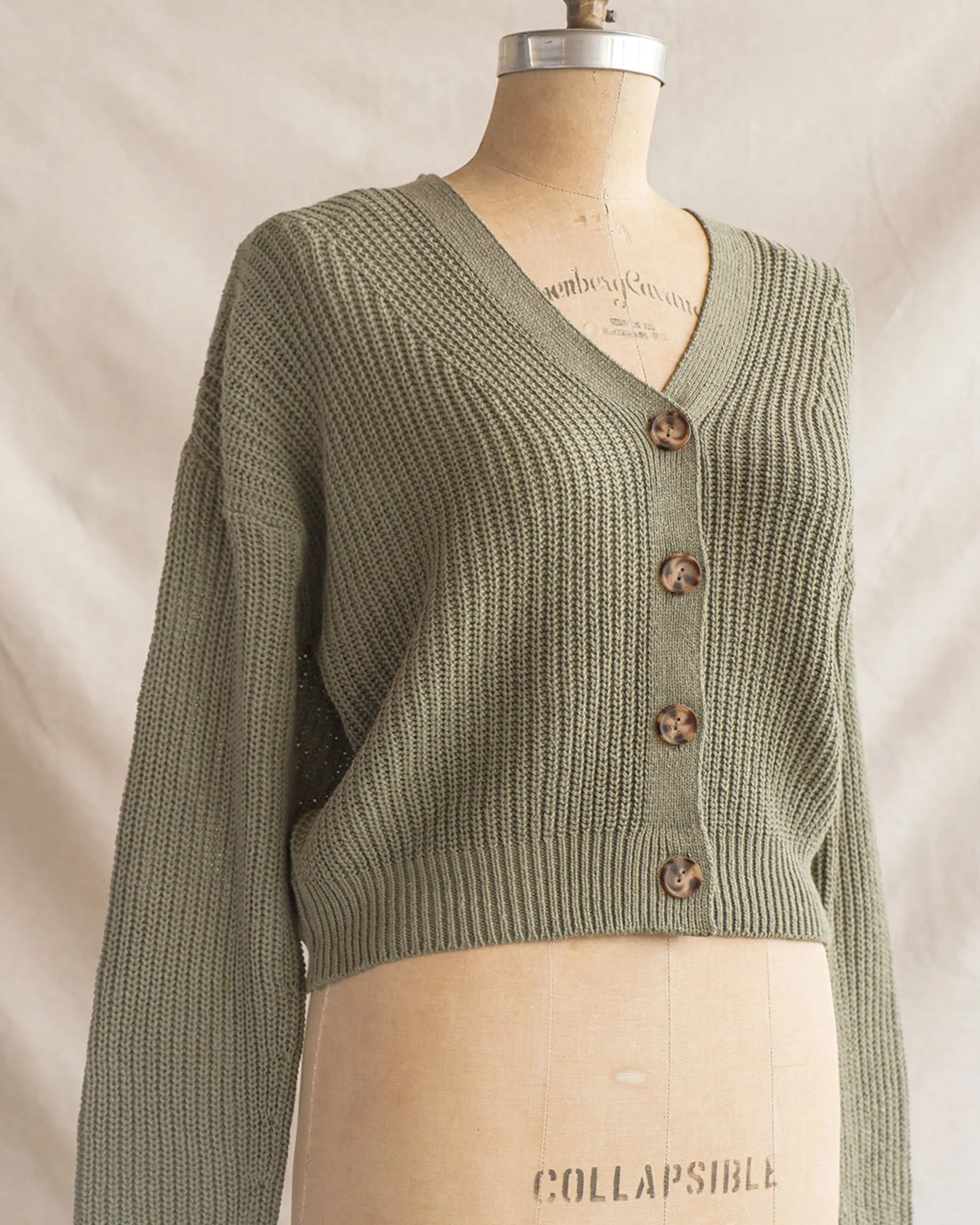 Crushed Basil Cardigan